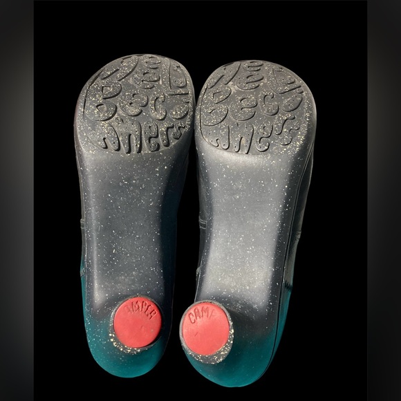 Soft black leather heeled ankle boots by Camper. Size 40-41. - Picture 4 of 9